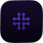 Glassbox app icon, tinted, dark appearance